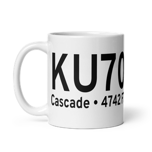 Cascade Airport (KU70) ICAO Mug