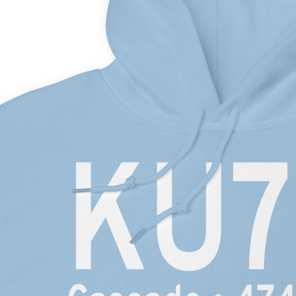 Cascade Airport (KU70) ICAO Hoodie Sweatshirt 