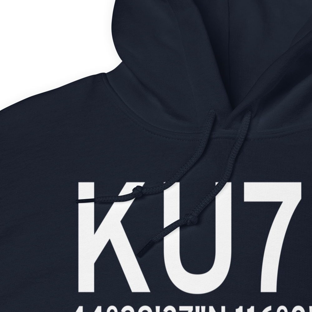 Cascade Airport (KU70) ICAO Hoodie Sweatshirt 