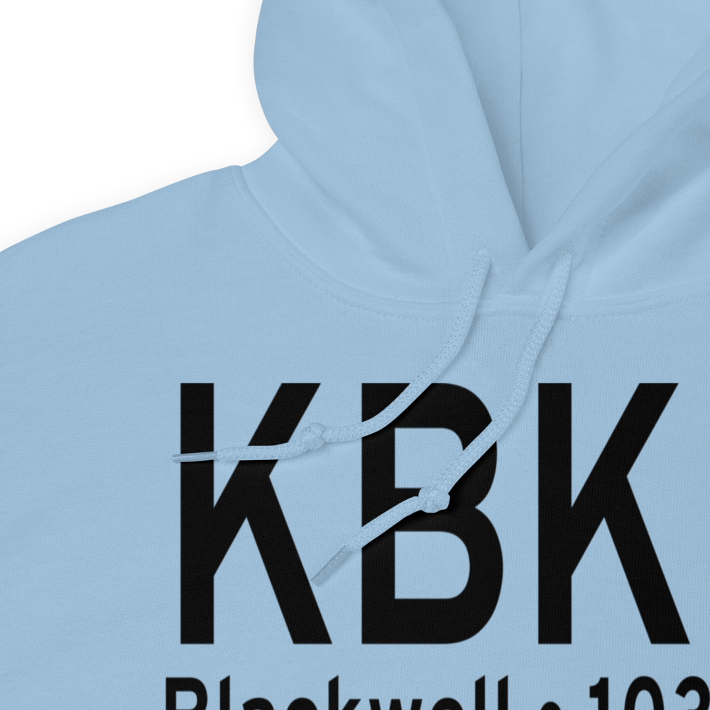 Blackwell Tonkawa Municipal Airport (KBKN) ICAO Hoodie Sweatshirt 