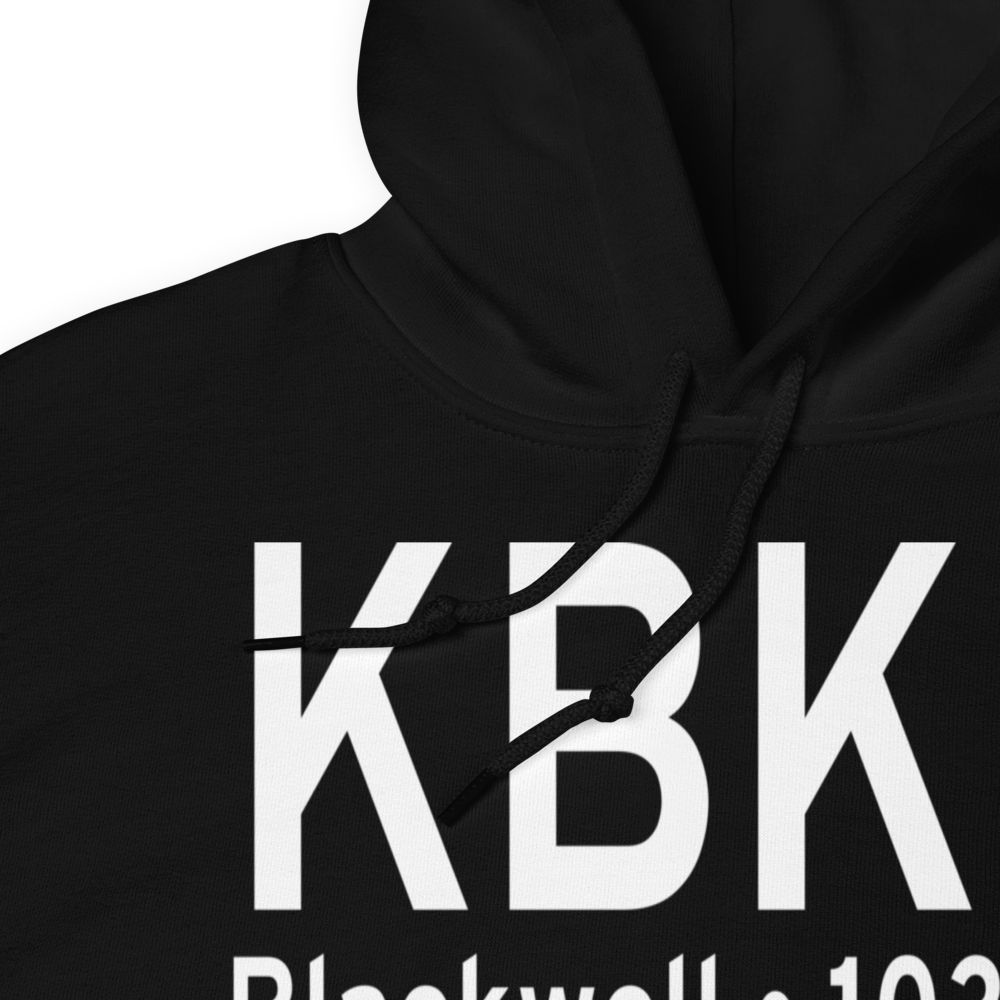 Blackwell Tonkawa Municipal Airport (KBKN) ICAO Hoodie Sweatshirt 