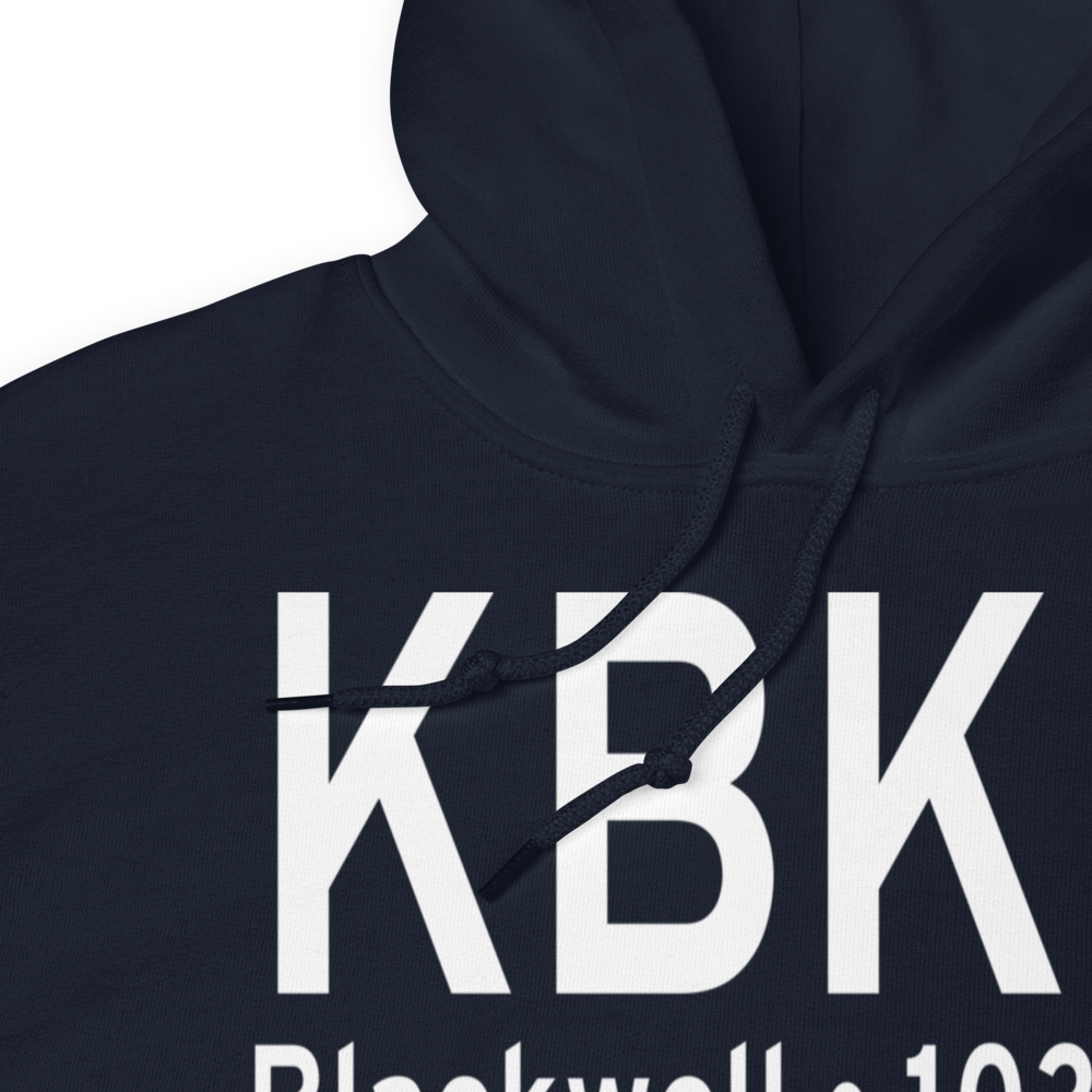 Blackwell Tonkawa Municipal Airport (KBKN) ICAO Hoodie Sweatshirt 