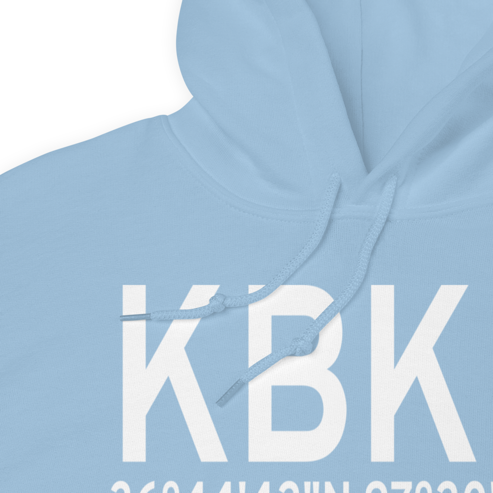 Blackwell Tonkawa Municipal Airport (KBKN) ICAO Hoodie Sweatshirt 