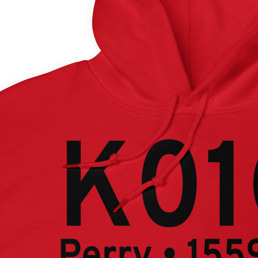 Perry-Warsaw Airport (K01G) ICAO Hoodie Sweatshirt 