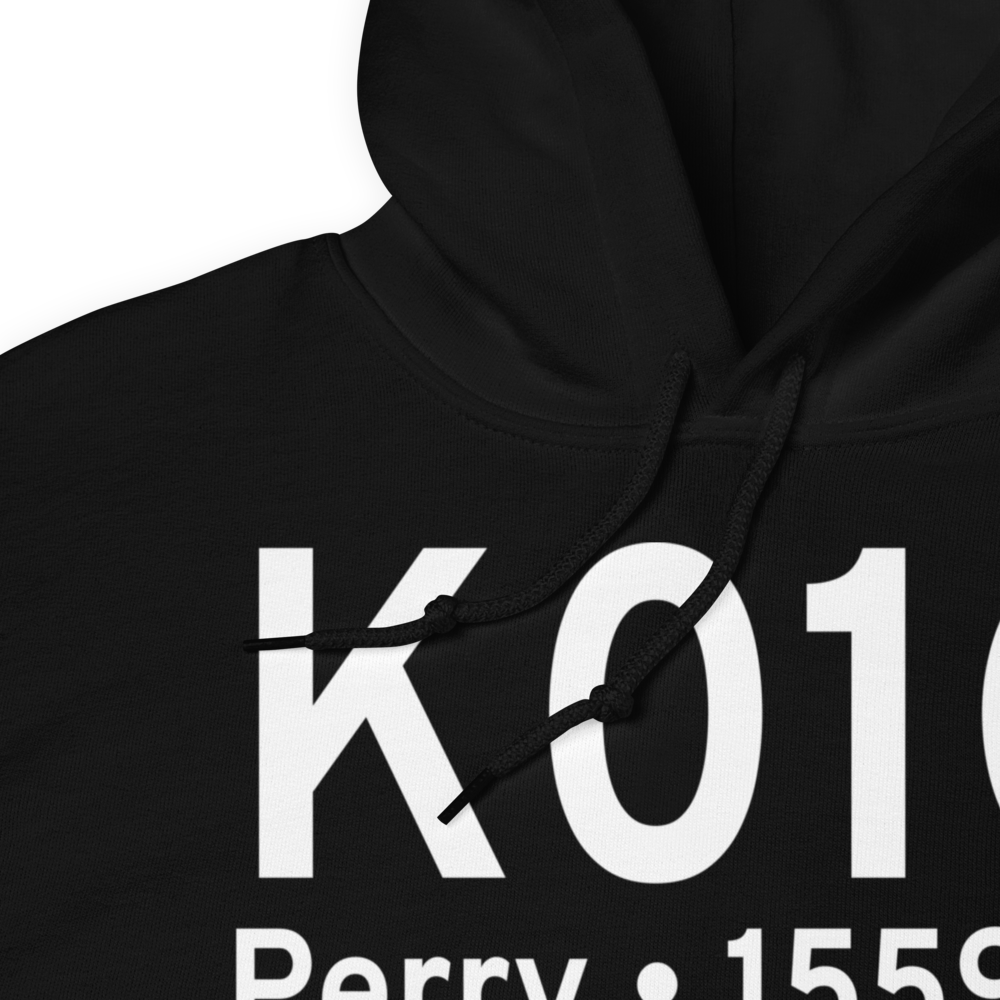 Perry-Warsaw Airport (K01G) ICAO Hoodie Sweatshirt 
