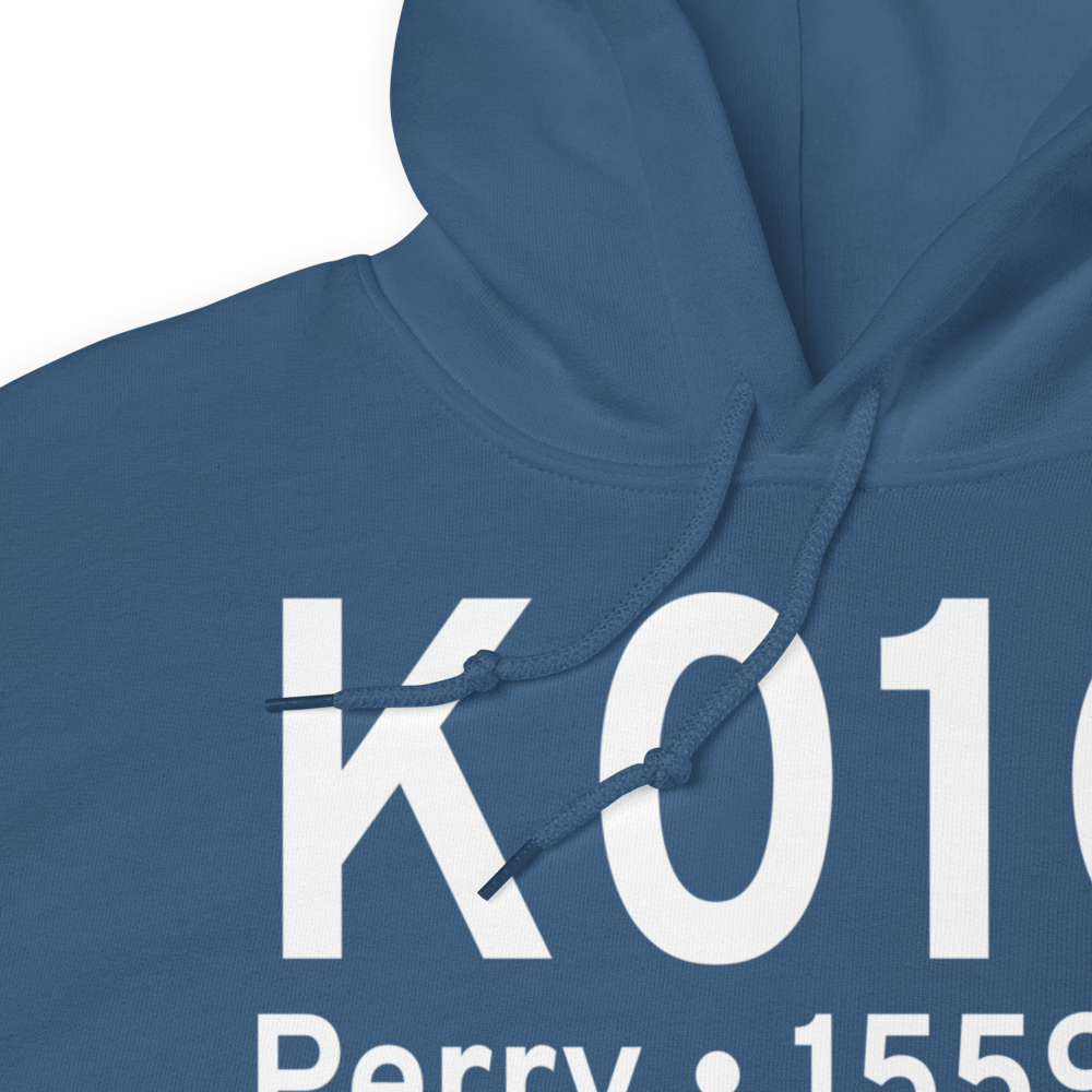 Perry-Warsaw Airport (K01G) ICAO Hoodie Sweatshirt 