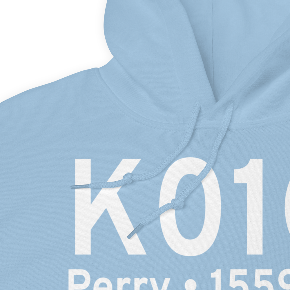 Perry-Warsaw Airport (K01G) ICAO Hoodie Sweatshirt 