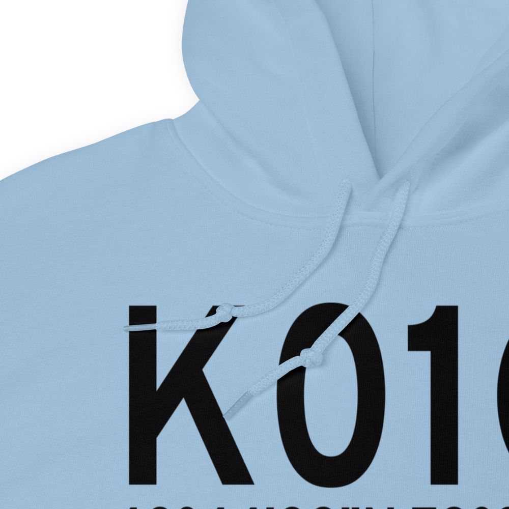 Perry-Warsaw Airport (K01G) ICAO Hoodie Sweatshirt 