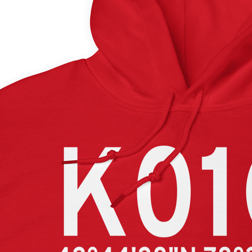 Perry-Warsaw Airport (K01G) ICAO Hoodie Sweatshirt 