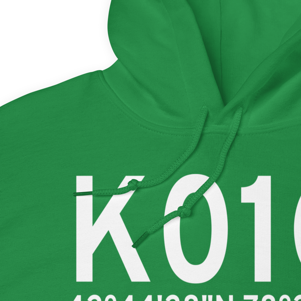 Perry-Warsaw Airport (K01G) ICAO Hoodie Sweatshirt 