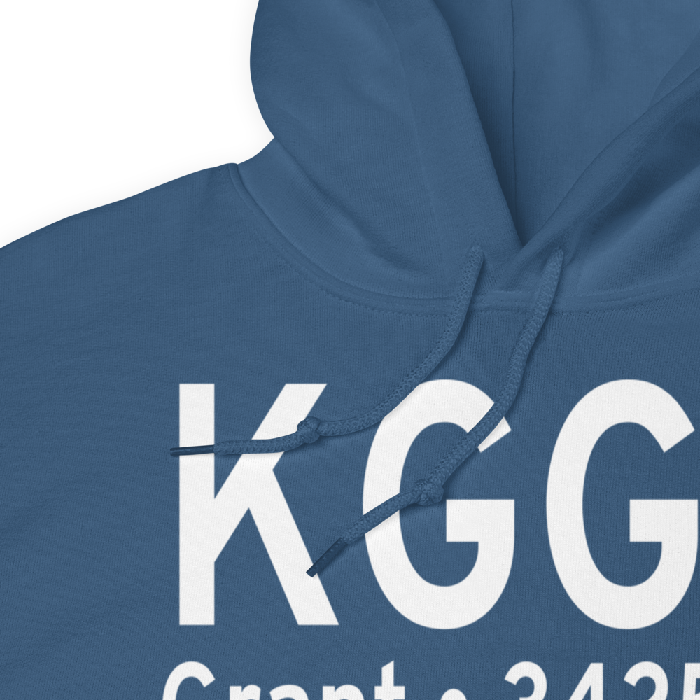 Grant Municipal Airport (KGGF) ICAO Hoodie Sweatshirt 