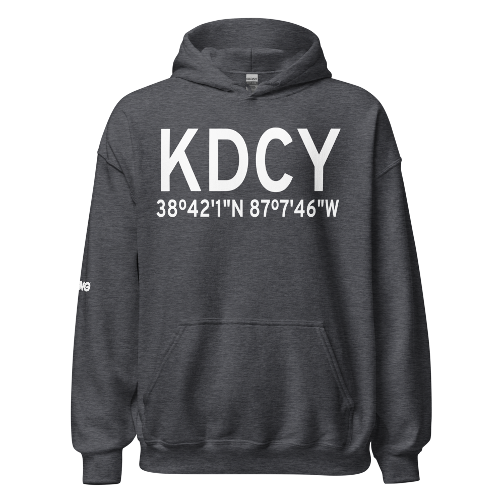 Daviess County Airport (KDCY) ICAO Hoodie Sweatshirt 