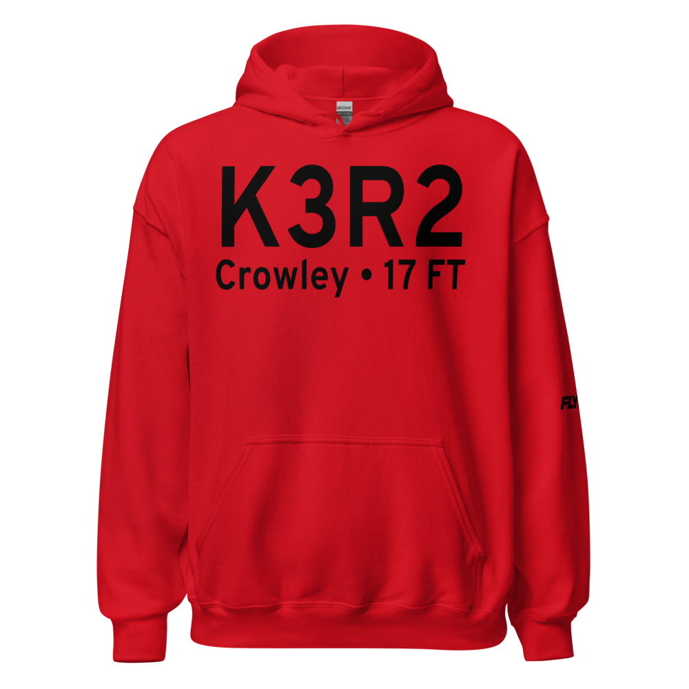 Le Gros Memorial Airport (K3R2) ICAO Hoodie Sweatshirt 