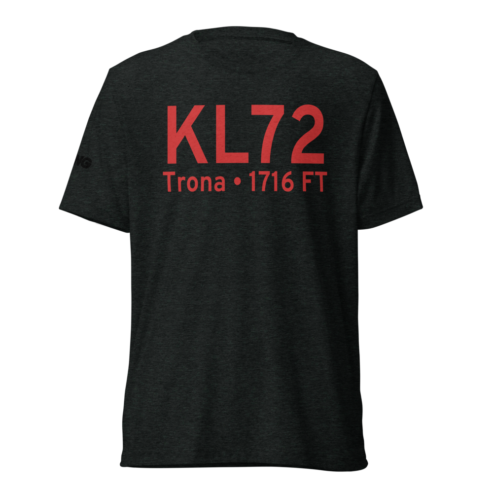 Trona Airport (KL72) ICAO Tri-blend T-Shirt 