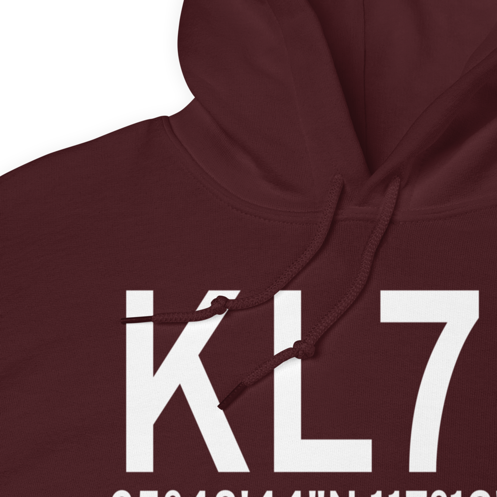 Trona Airport (KL72) ICAO Hoodie Sweatshirt 