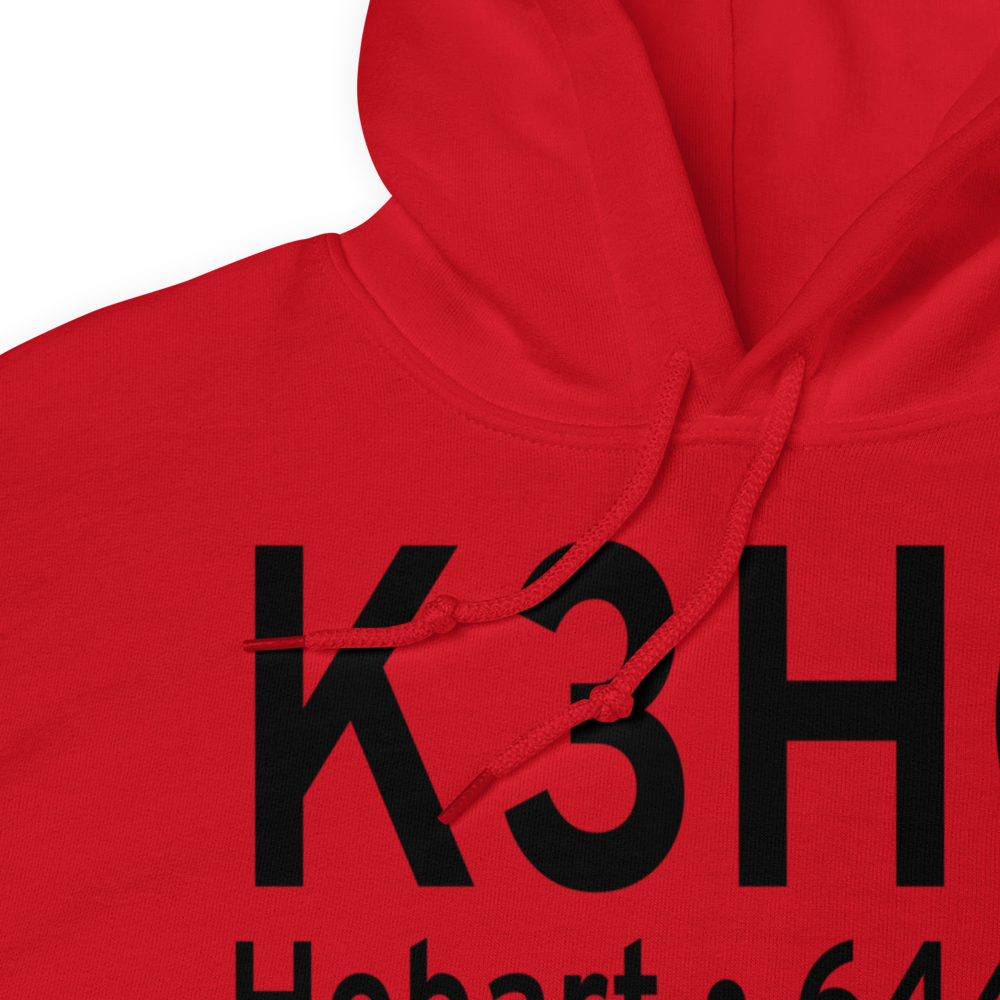 Hobart Sky Ranch Airport (K3HO) ICAO Hoodie Sweatshirt 