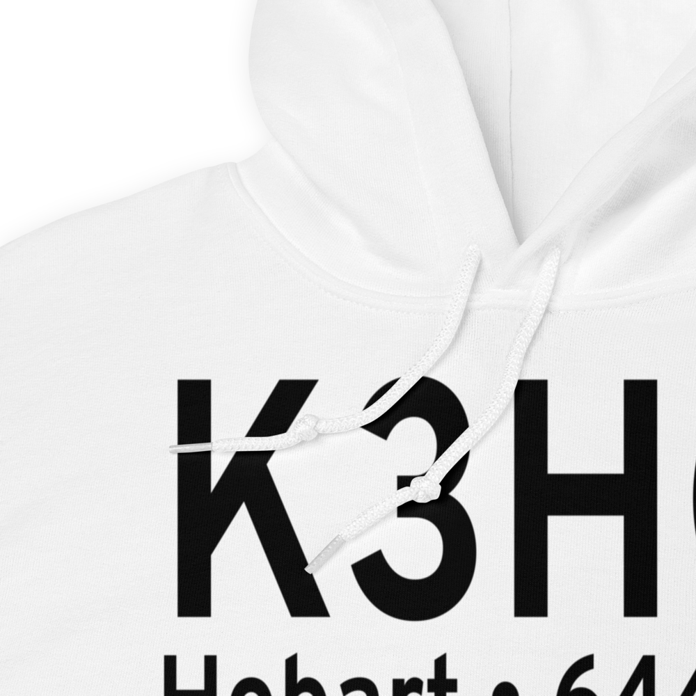 Hobart Sky Ranch Airport (K3HO) ICAO Hoodie Sweatshirt 