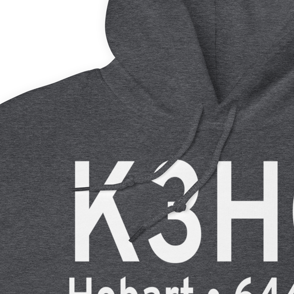 Hobart Sky Ranch Airport (K3HO) ICAO Hoodie Sweatshirt 