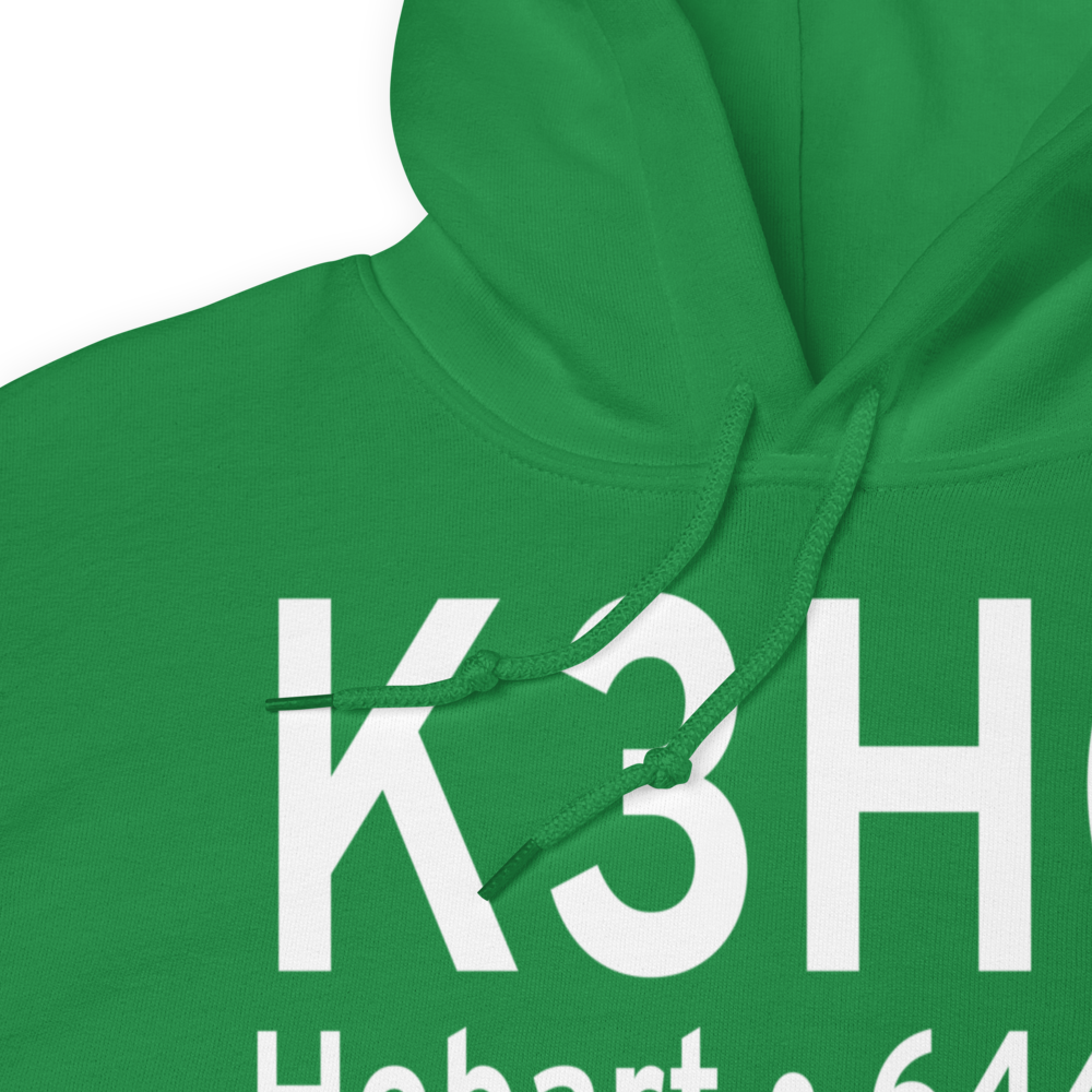 Hobart Sky Ranch Airport (K3HO) ICAO Hoodie Sweatshirt 