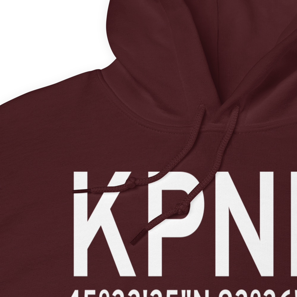 Princeton Municipal Airport (KPNM) ICAO Hoodie Sweatshirt 