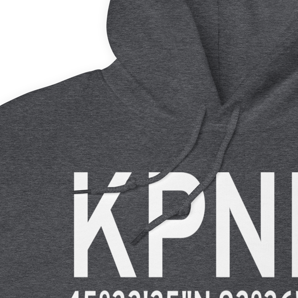 Princeton Municipal Airport (KPNM) ICAO Hoodie Sweatshirt 