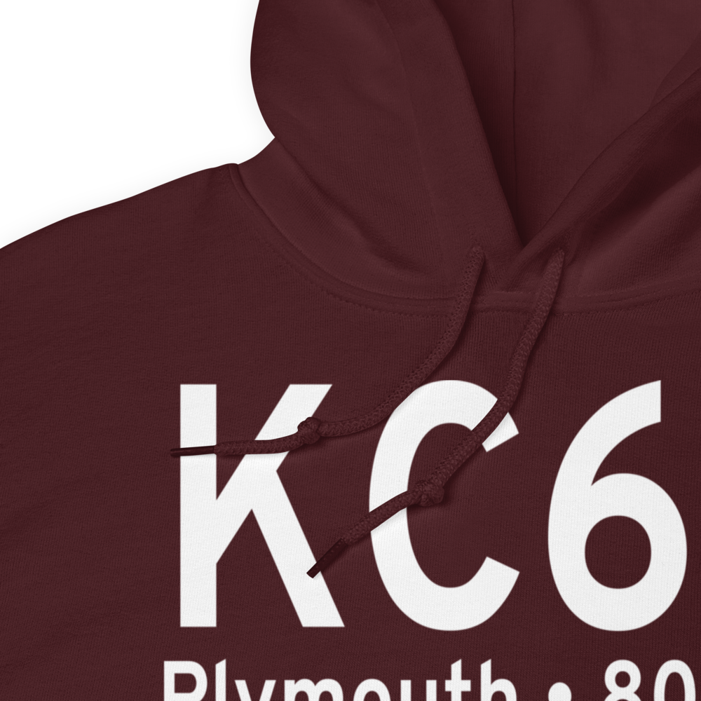 Plymouth Municipal Airport (KC65) ICAO Hoodie Sweatshirt 