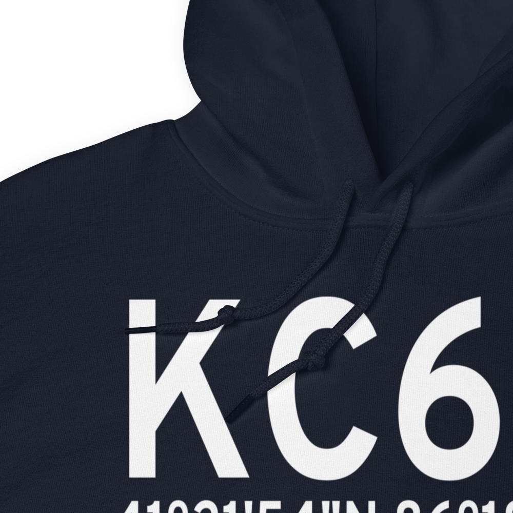 Plymouth Municipal Airport (KC65) ICAO Hoodie Sweatshirt 