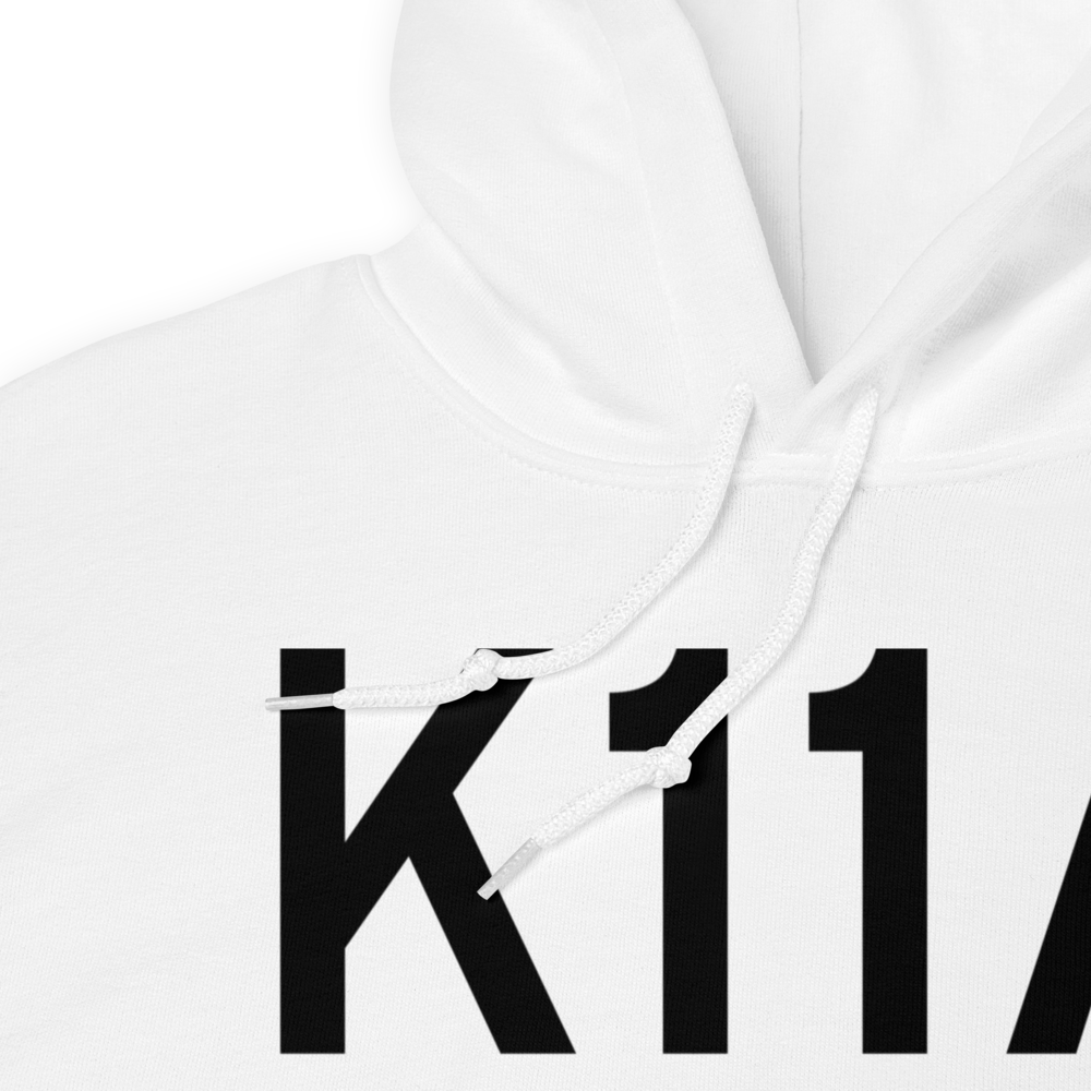 Clayton Municipal Airport (K11A) ICAO Hoodie Sweatshirt 