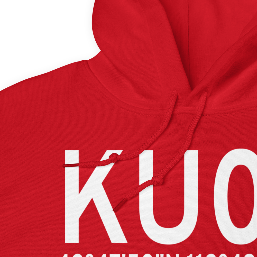 American Falls Airport (KU01) ICAO Hoodie Sweatshirt 