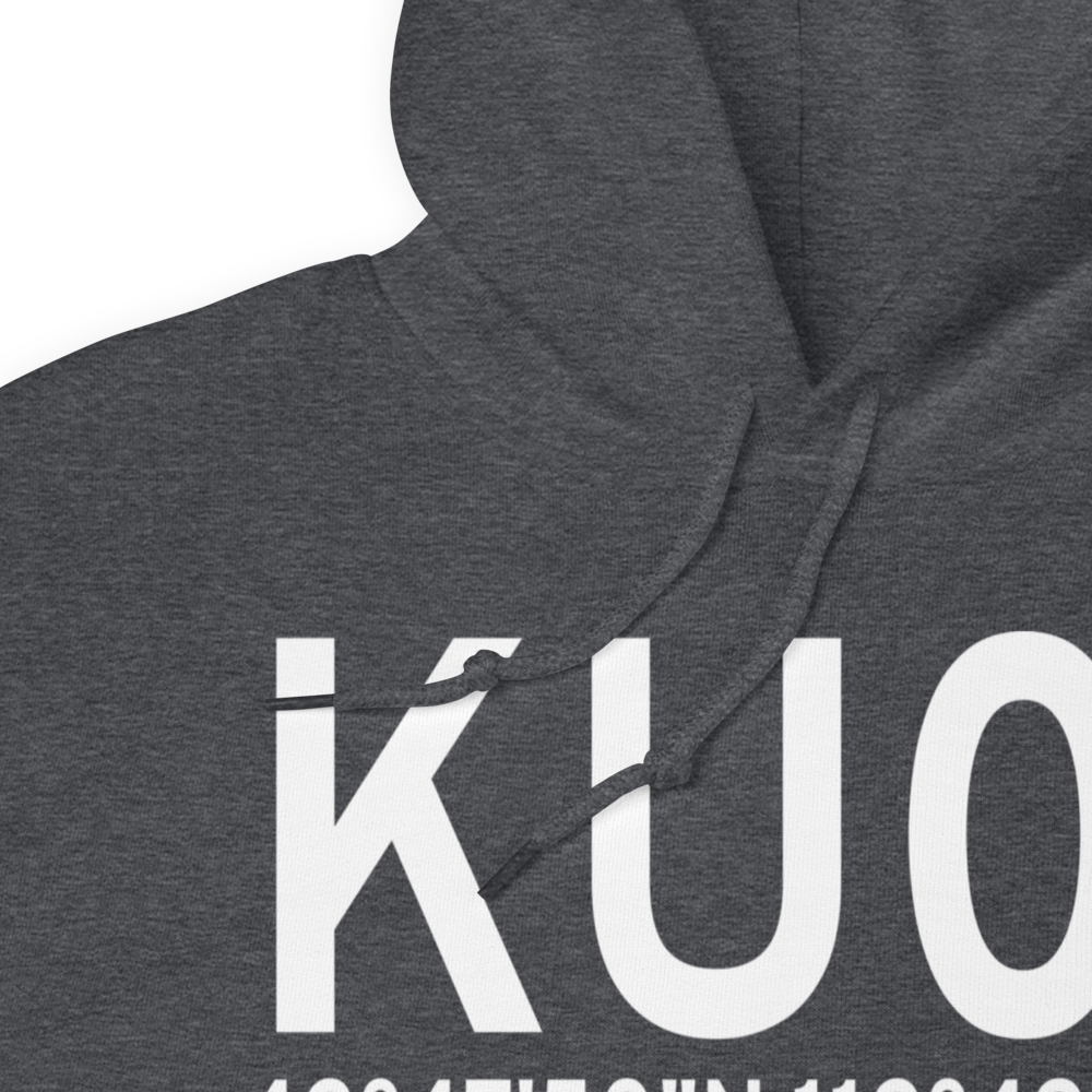 American Falls Airport (KU01) ICAO Hoodie Sweatshirt 