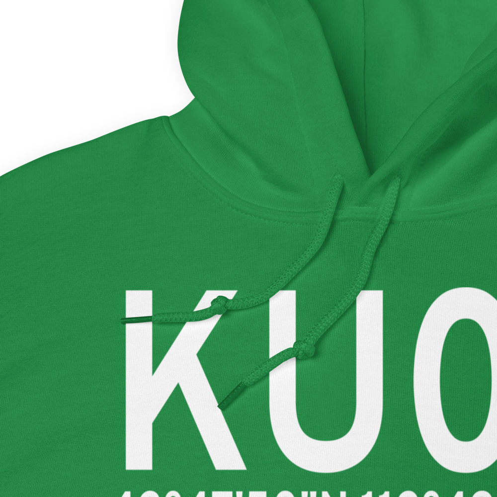 American Falls Airport (KU01) ICAO Hoodie Sweatshirt 