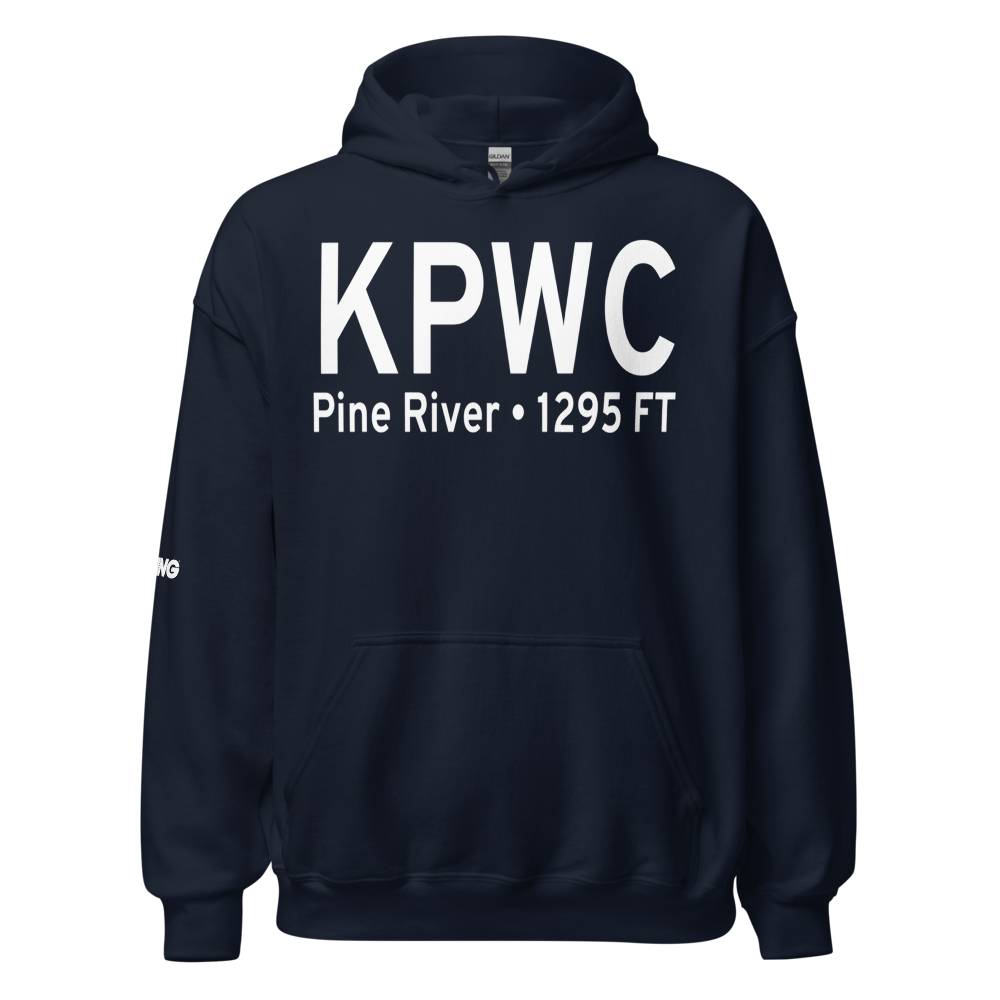Pine River Regional Airport (KPWC) ICAO Hoodie Sweatshirt 