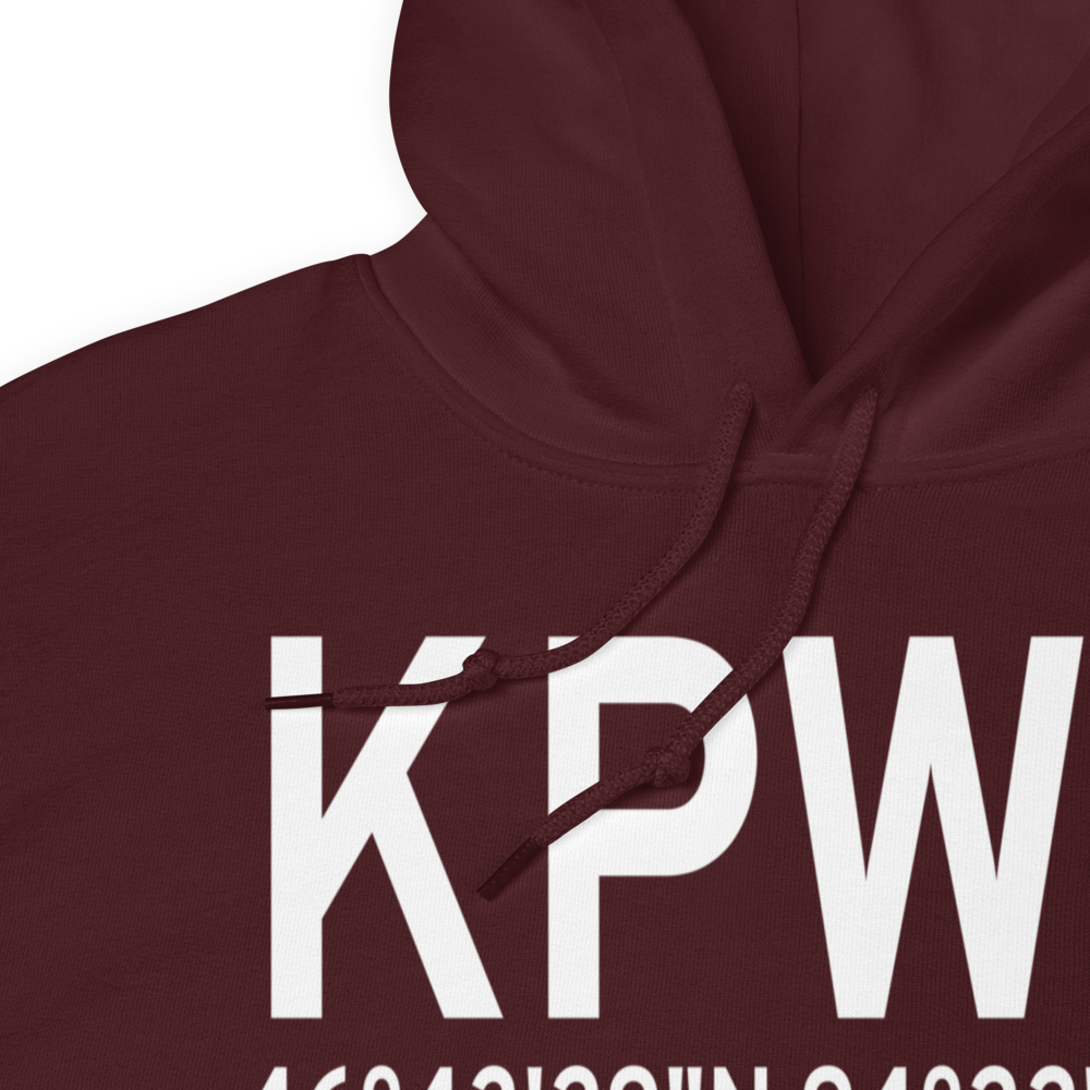 Pine River Regional Airport (KPWC) ICAO Hoodie Sweatshirt 