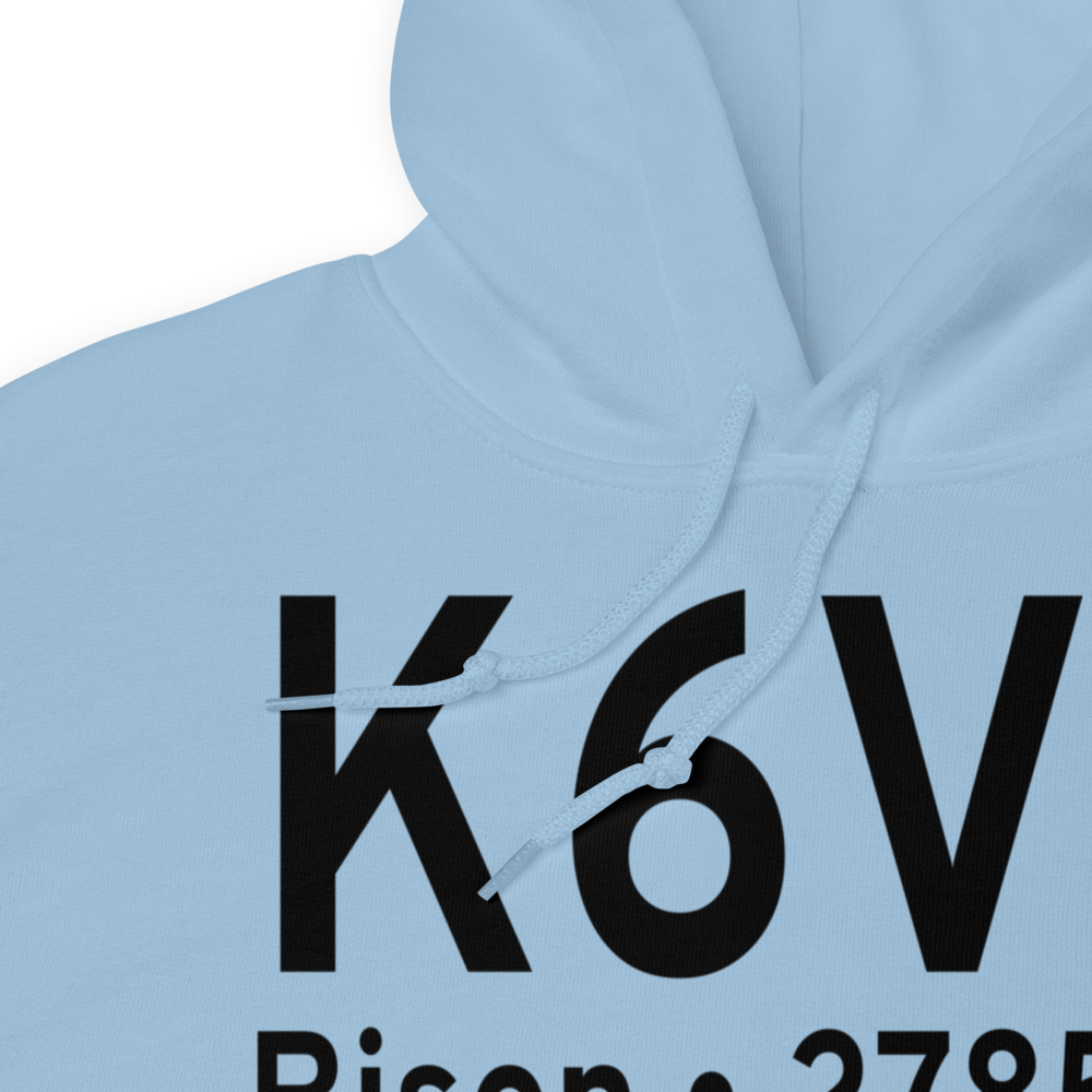 Bison Municipal Airport (K6V5) ICAO Hoodie Sweatshirt 