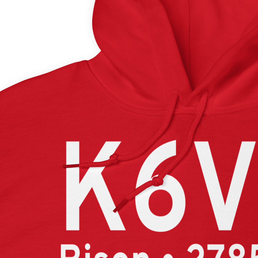 Bison Municipal Airport (K6V5) ICAO Hoodie Sweatshirt 