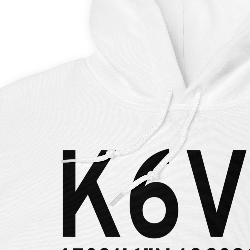 Bison Municipal Airport (K6V5) ICAO Hoodie Sweatshirt 