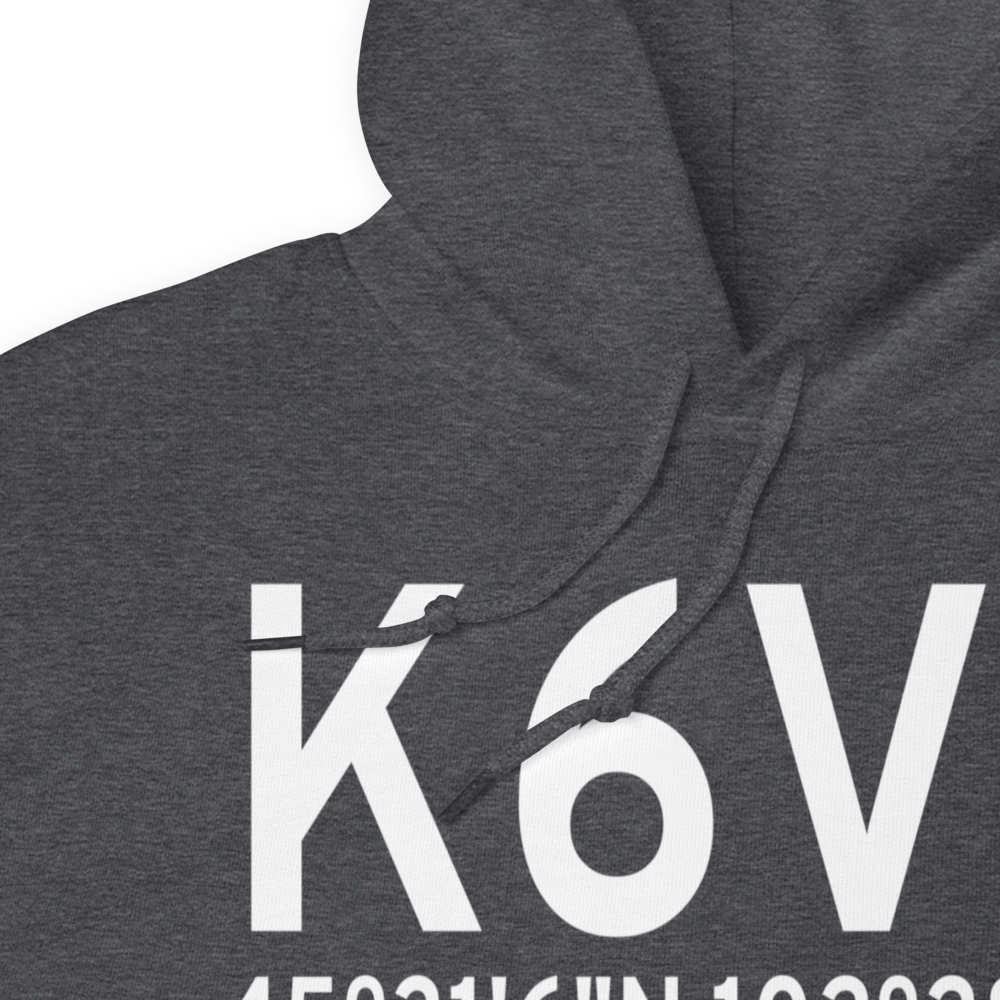 Bison Municipal Airport (K6V5) ICAO Hoodie Sweatshirt 