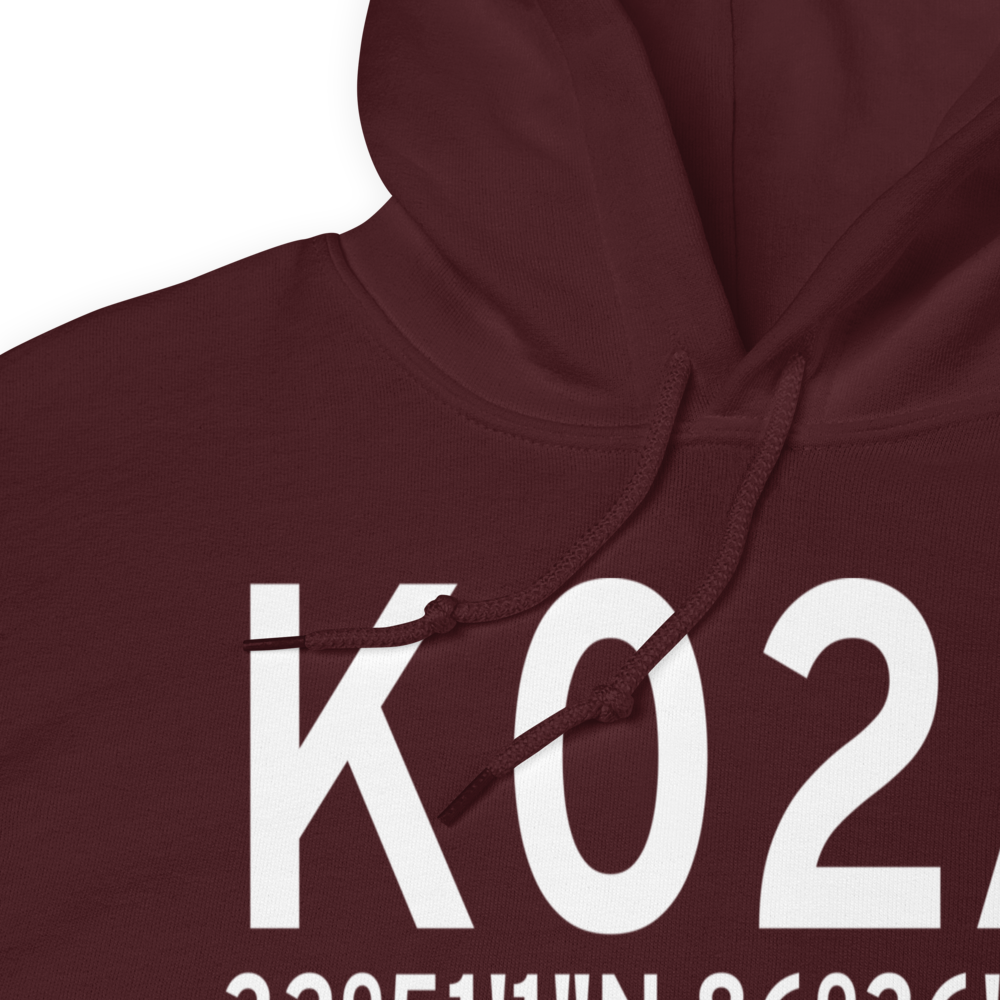 Chilton County Airport / Gragg-Wade Field (K02A) ICAO Hoodie Sweatshirt 