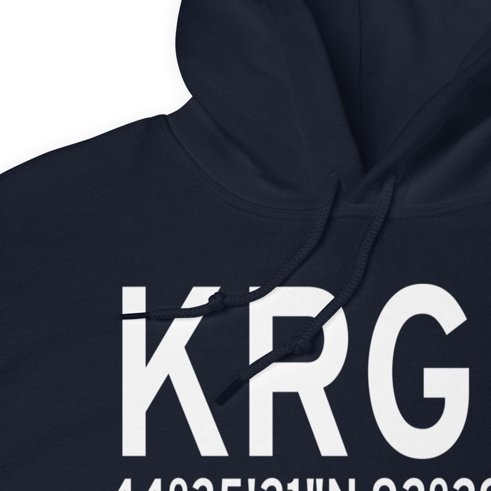Red Wing Regional Airport (KRGK) ICAO Hoodie Sweatshirt 