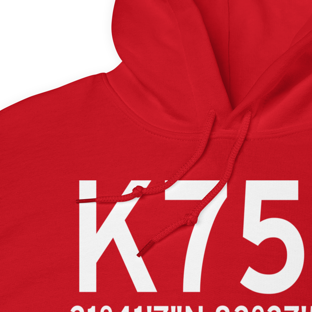 Turner County Airport (K75J) ICAO Hoodie Sweatshirt 
