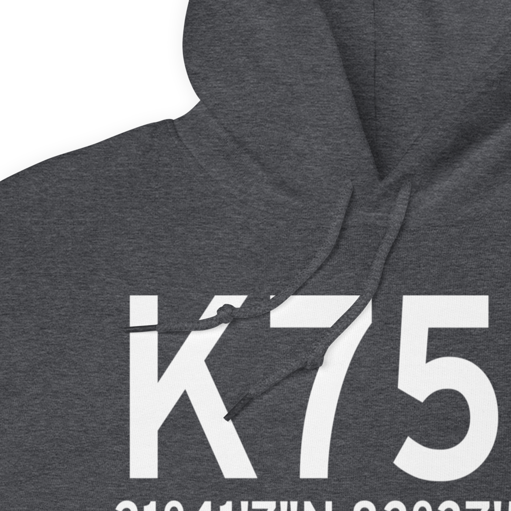 Turner County Airport (K75J) ICAO Hoodie Sweatshirt 