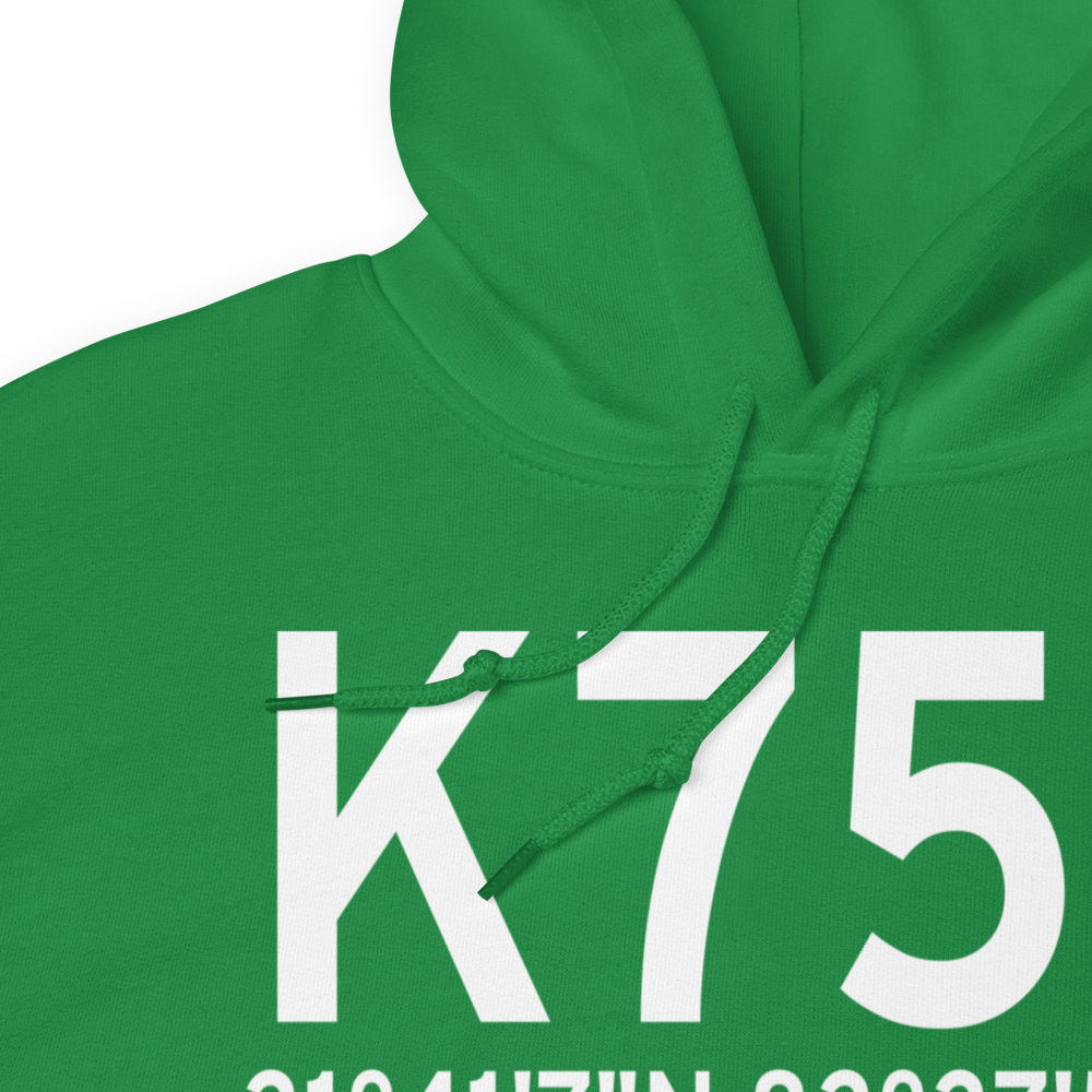 Turner County Airport (K75J) ICAO Hoodie Sweatshirt 
