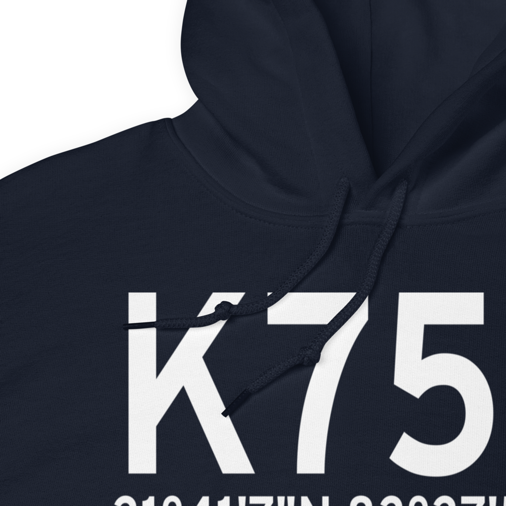 Turner County Airport (K75J) ICAO Hoodie Sweatshirt 