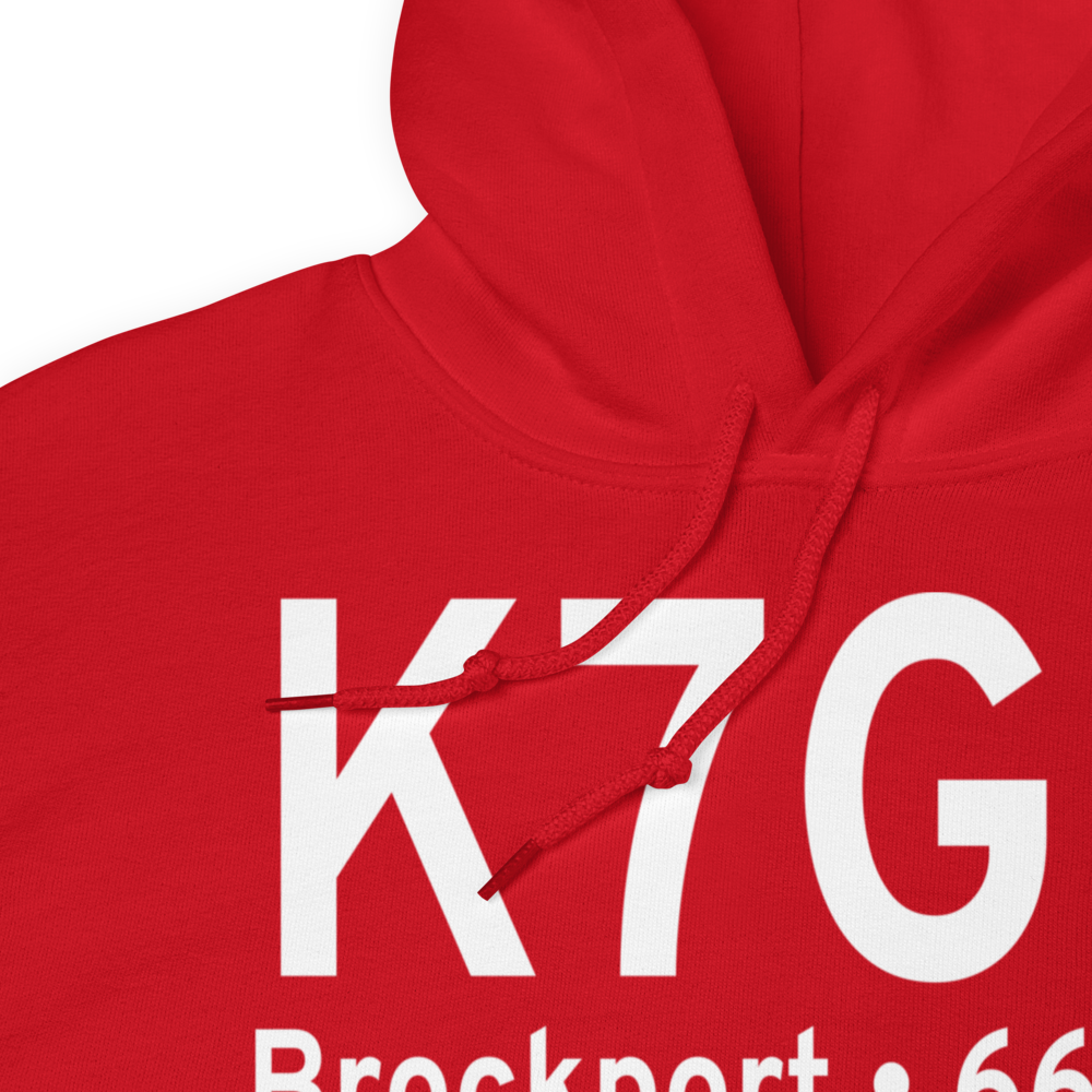 Ledgedale Airpark (K7G0) ICAO Hoodie Sweatshirt 