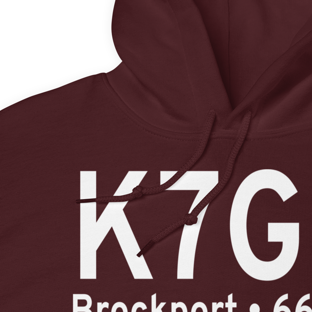Ledgedale Airpark (K7G0) ICAO Hoodie Sweatshirt 