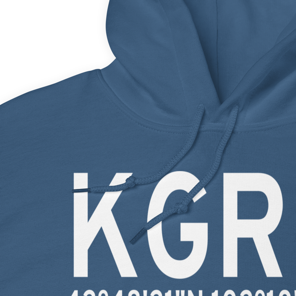 Gordon Municipal Airport (KGRN) ICAO Hoodie Sweatshirt 