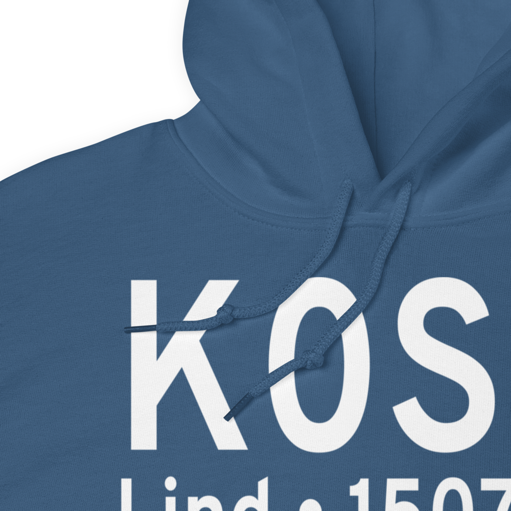Lind Airport (K0S0) ICAO Hoodie Sweatshirt 