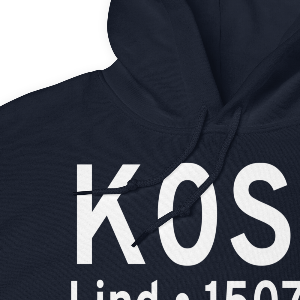 Lind Airport (K0S0) ICAO Hoodie Sweatshirt 