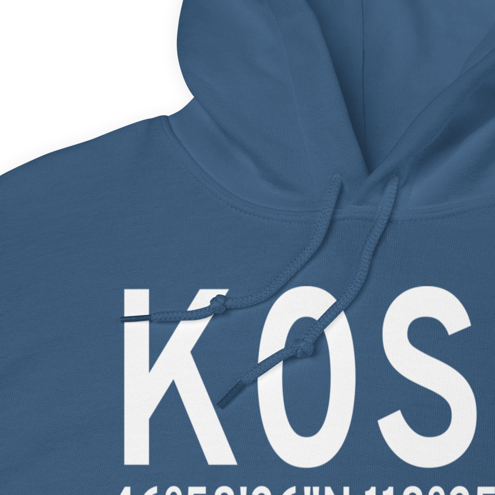 Lind Airport (K0S0) ICAO Hoodie Sweatshirt 