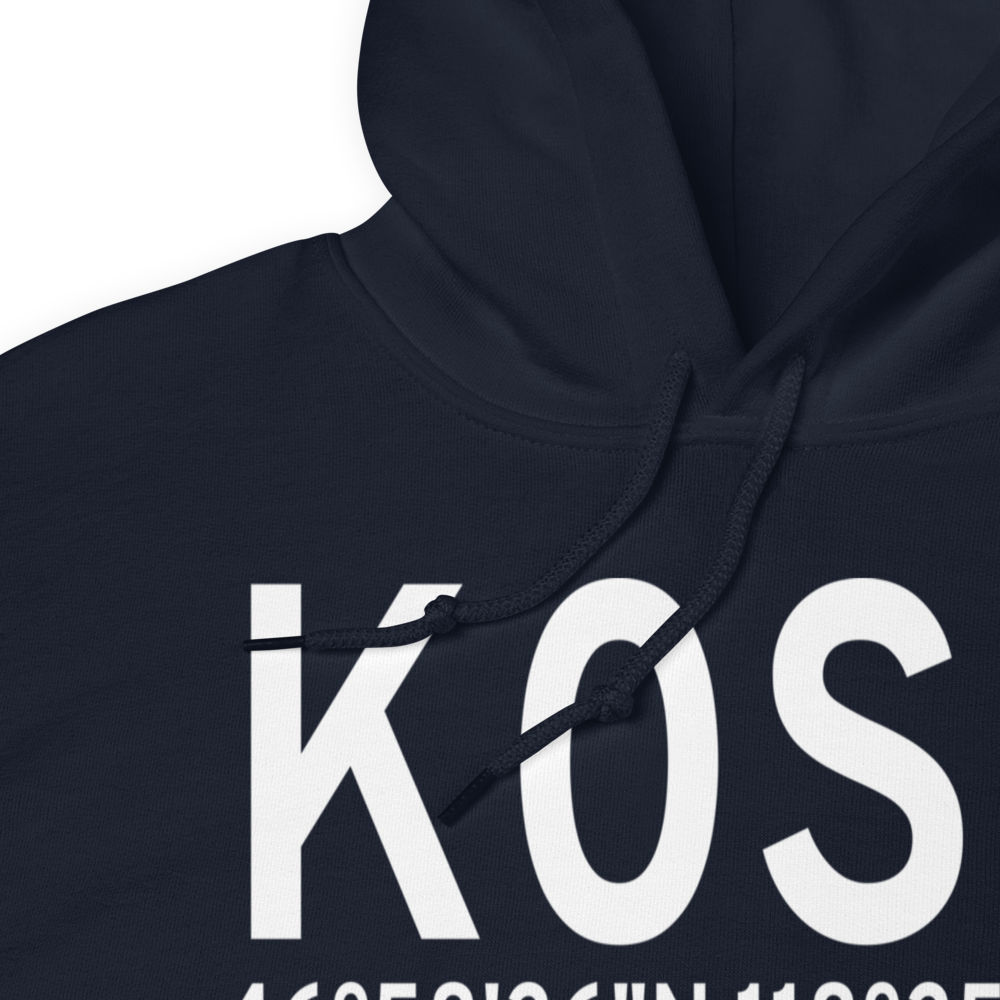 Lind Airport (K0S0) ICAO Hoodie Sweatshirt 